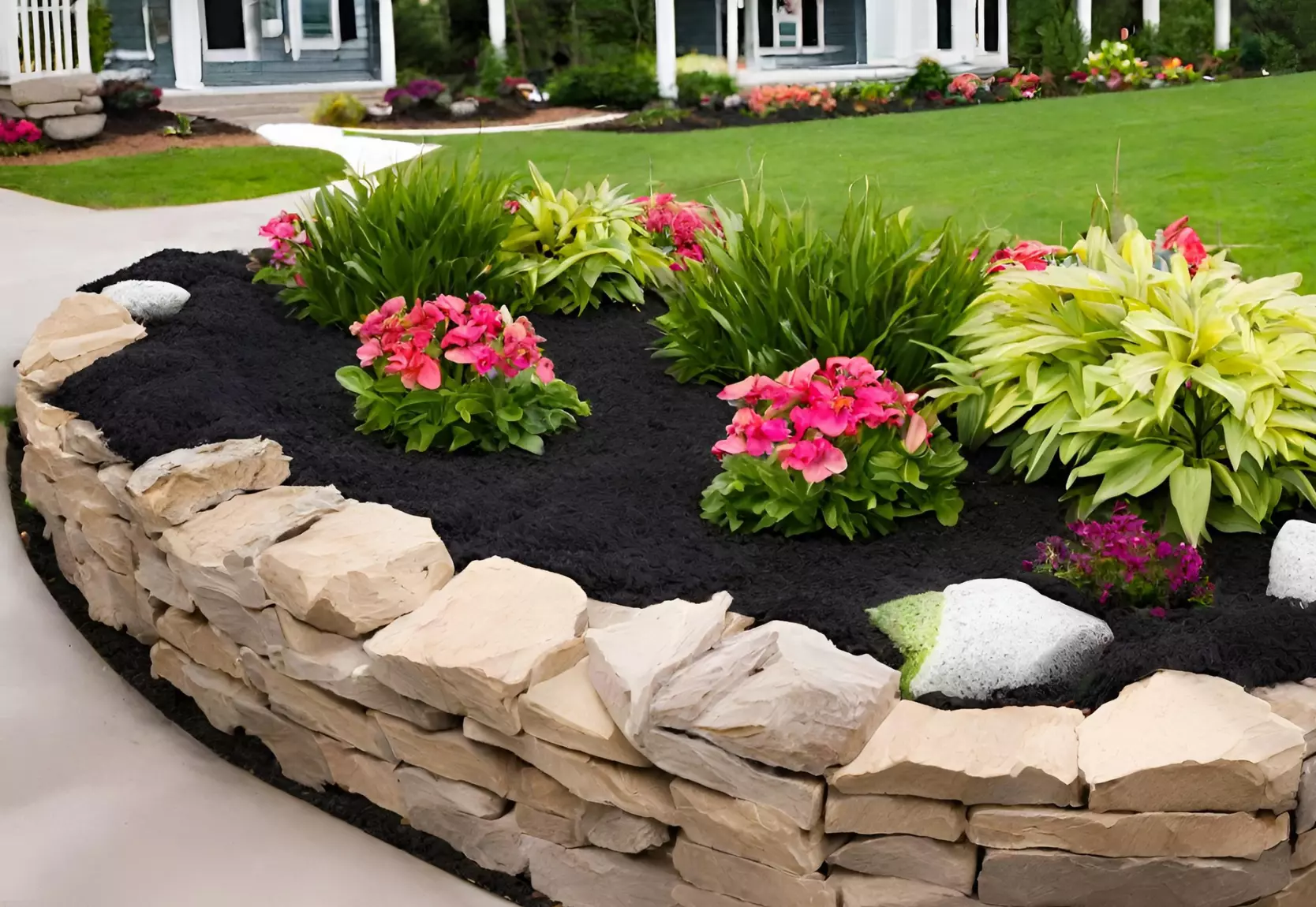 Las 15 mejores ideas para macizos de flores en el jardín delantero de